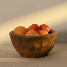 Qua Home Vera Ceviz Ahşap Kase 26X26X1.2 cm