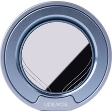 Udemos Freedom Serisi Freeflow 360 Derece Dönebilen Magnetik Ring Stand Telefon Tutucu Mavi