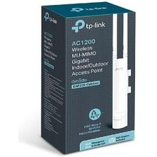 Tuba Toptaş Tp-Lınk Omada EAP225-OUTDOOR AC1200 1xgbıt RJ45 300MBPS/2.4GGZ/867MBPS/5GHZ Access Poınt (Adaptörlü)
