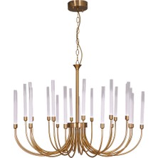 Avonni AV-1929-24E Eskitme Kaplama Modern Avize LED Metal H: 100 Cm, Ø: 90 cm