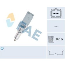 Fae Geri Vites Müşürü (2 Fiş Soketli) (M14 x 1.5) Peugeot-Cıtroen
