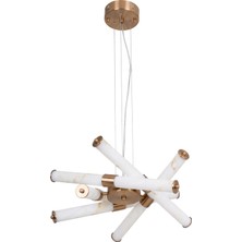 Avonni AV-1947-5E Eskitme Kaplama Modern Avize LED Metal H: 100 cm, Ø: 60 cm
