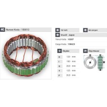 12V ALTERNATÖR STATÖR 65 A (3 UÇLU) HYUNDAI H100