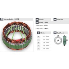 12V ALTERNATÖR STATÖR HITACHI TİPİ 70 A (4 UÇLU) ISUZU