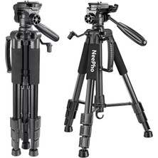 CoverZone NP‑8860 | Profesyonel 190CM Tripod | Dslr Kameralar Için Ayarlanabilir Yükseklik, Hafif Taşınabilir, 3 Yönlü Pan Başlık, Dayanıklı Alüminyum Alaşım Yapı | Canon, Nikon, Sony Uyumlu