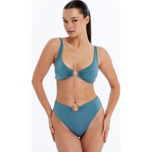 Lovely Things Crystal Balconette Bikini Üst Sütyen - Açık Mavi
