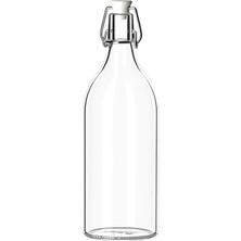 Korken Şeffaf Cam Şişe, Tıpalı, Yağ, Sirke, Içecek, Bira, Su, Kombucha, Kefir, Soda Için Sallanan Şişeler, (481 Ml)