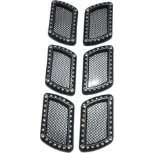 Dreamcar Dekoratif Havalandırma Siyah Taşlı 6'lı 8015301