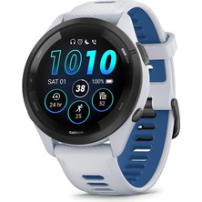 Garmin Forerunner 265 Koşu, Renkli Amoled Ekran, Eğitim Metrikleri ve Kurtarma Içgörüleri, Beyaz Taş ve Tidal Blue