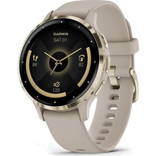 Garmin Venu 3s Health Fitness Gps Soft Gold Bezel/gray Band (41MM