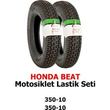 Maruti Tyres Honda Beat, 350-10 Tl ve 350-10 Tl Dubleks Motosiklet Lastik Seti