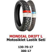 TDT Tyres Mondial Drift L Motosiklet Lastiği 130/70-17 Tl (Dublesk) ve 300-17 Tt