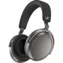 Sennheiser Momentum 4 Bluetooth'lu Kablosuz Kulaklık Gürültü Engelleme Özelliğine Sahip - 60 Saatlik Pil Ömrü - Özelleştirilebilir Ses, Hafif ve Katlanabilir - Grafit