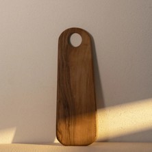 Qua Home Vivi Ceviz Ahşap Kesme & Sunum Tahtası 60X21,5X1.8 cm