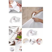 3.2 M Banyo Mutfak Lananabo Beyaz Su Sızdırmaz Bant Su Geçirmez Kenar Bandı Sızdırmazlık Tamir,, Tek Ebat