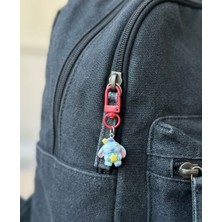 Winy Concept Stitch Figürlü Çanta Süsü ve Anahtarlık - Yıldızlı Mavi Karakter Aparatlı Aksesuar 2cm