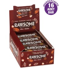 Rawsome Kakaolu Glutensiz Ve Vegan Meyve Ve Yemiş Barı 40g X 16 Adet