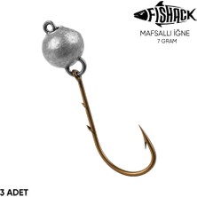 Mafsallı Jighead - Hareketli Kurşunlu Iğne - Fishack - 7 Gram - 3'lü Paket