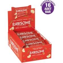 Rawsome Elma ve Tarçınlı Kuruyemiş ve Meyve Barı Glutensiz ve Vegan 40g X 16 Adet