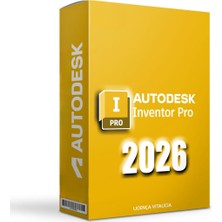 Autodesk Inventor Pro 2026 + Inventor Cam Ultimate 2026 (Windows) - 1 Pc 1 Yıl Serial Key