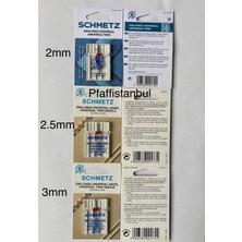 Schmetz Çift Iğne Seti 3'lü
