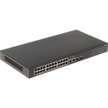 Tuba Toptaş Dahua CS4226-24ET-375, 24PORT, Megabit, Poe 375W, 2 Port Gigabit Lan, 2 Port Sfp Gigabit Combo, Cloud Yönetilebilir, Switch