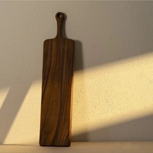 Qua Home Ira Ceviz Ahşap Kesme & Sunum Tahtası 62X15X1.8 cm