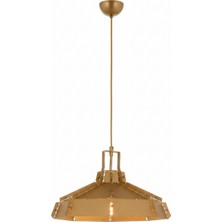 Avonni AV-34001-BSA Sarı Boya Modern Avize E27 Metal H: 75 cm, Ø: 40 cm