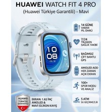 Huawei Watch Fit 4 Pro Akıllı Saat + Huawei Freebuds  Bluetooth Kulaklık Mavi