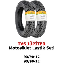 TDT Tyres Tvs Jüpiter, 90/90-12 Tl ve 90/90-12 Tl Dubleks Lastik Seti
