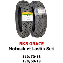 TDT Tyres Rks Grace Motosiklet Lastiği 130/60-13 Tl ve 110/70-13 Tl Set