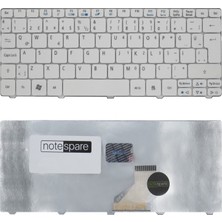 Notespare Acer Uyumlu Aspire One D255E-13661, D255E-13670, D255E-13695, D255E-13808 Klavye Tr Beyaz