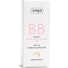 Bb Krem Normal Kuru ve Hassas Cilt Doğal Ton Spf 15 50 ml