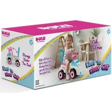 Dolu Pembe Bingit Araba %100 Pamuk Fonksiyonlu 70 x 200 cm Çocuklar İçin Motor Becerileri Geliştirir