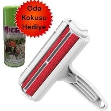 Micron Hazneli Kedi Köpek Tüy Temizleyici Kıl Toz Toplayıcı Kazak Halı Tiftik Temizleyici Gırgır 2 Yönlü Oda Kokusu Hediyeli