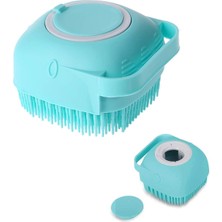 Silikon Banyo ve Duş Fırçası, Dahili Sabun & Şampuan Hazneli, Yumuşak Masaj Etkili, Ergonomik Kaymaz Tasarım, Çocuk, Yetişkin ve Evcil Hayvan Temizliği Için Hijyenik Duş Fırçası