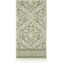 Yeşil Damask Desen Pamuk