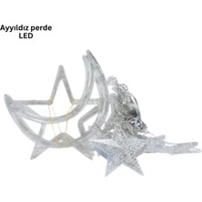 Nemere İthalat Ay Yıldız Perde LED Nemere Ithalat