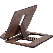 - Kitap Okuma Standı Büyük Boy (Ceviz)