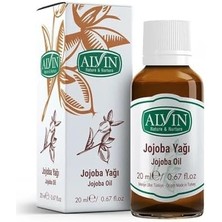 Alvin Jojoba Yağı, Soğuk Sıkım,yüzde Yüz Saf ve Doğal, 20 ml
