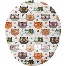 Kedi Desenli Bilek Destekli Mouse Pad