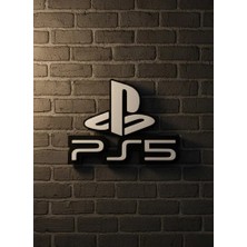 Nemere İthalat Playstation 5 Logo Duvar Dekoru Minimal Tasarım 16×12 cm Nemere Ithalat