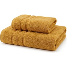 Anılsan Gold El ve Banyo Premium Havlu Set - 50X100CM, 288GR 100X150CM 820GR %100 Pamuk