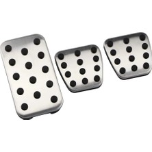 Nemere İthalat Honda Civic 16-20/crv 17-20/accord 14-18 Uyumlu Kaydırmaz Metal Manuel Pedal Seti 3 Prc Nemere Ith