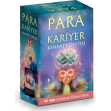 Para ve Kariyer Kehanet Destesi / 90 Adet Açıklamalı ve Anahtar Kelimeli Kehanet Tarot Kartı