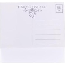 Kartpostal, Yılbaşı, Kış Gecesi ve Köpek, 12X17 cm 6 Adet