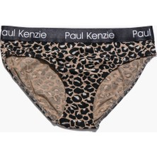 Paul Kenzie Desenli Kadın Slip Külot - Leopard