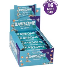 Rawsome Chia Ve Kakao Çekirdekli Glutensiz Ve Vegan Protein Bar 40g X 16 Adet