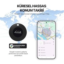 Lifetag ile Uyumlu Smart Tag Için Lisanslı Akıllı Takip Cihazı - Siyah (Sadece Androıd ile Uyumludur)