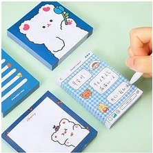 Guguk Lovely Temalı Renkli Kareli Not Seti